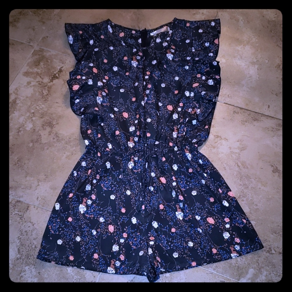 Florals romper women size S